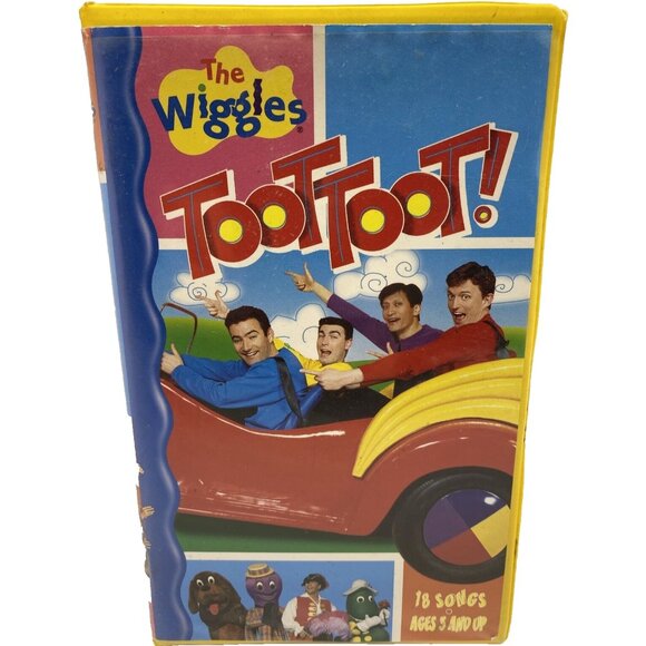 The Wiggles VHS Lot Of 4 Toot Toot Big Red Car Dance Party Wiggle Bay Children's - Picture 7 of 16